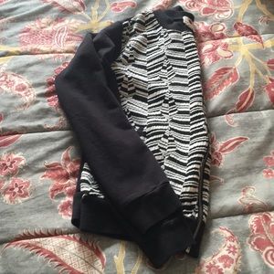 Black/white bomber jacket